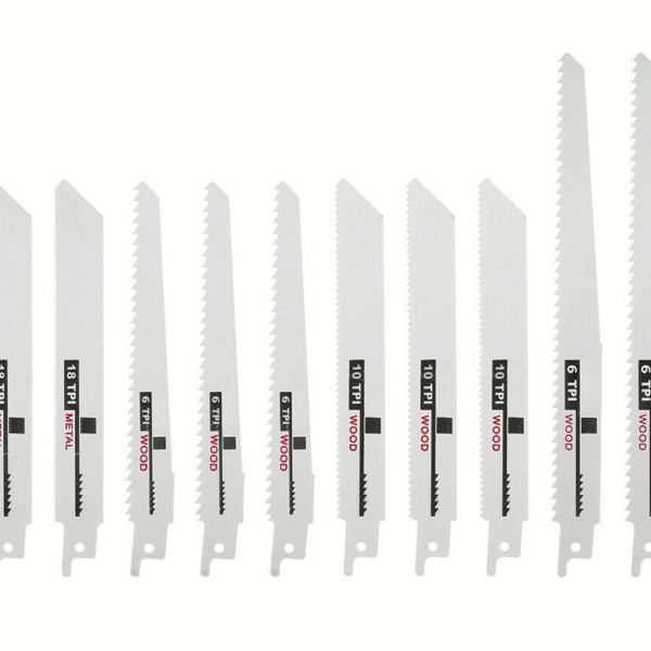JUEGO DE HOJAS DE SIERRA RECÍPROCAS HOJA DE SIERRA DE HIERRO METAL MADERA 10 PIEZAS STA