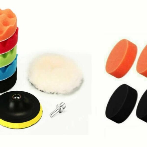 KIT DE PULIDO DE AUTOMÓVILES DISCOS DE ESPONJA ALMOHADILLA 125 MM 5 "PULGADAS 11 PIEZAS