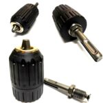 MANDRIL AUTOBLOCANTE PARA TALADRO 2-13mm + ADAPTADOR SDS PLUS 2-13mm 1/2 F.