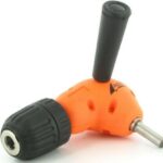 MANDRIL DE ÁNGULO RECTO DE 90° PARA TALADRO Y ATORNILLADOR DE PESCA