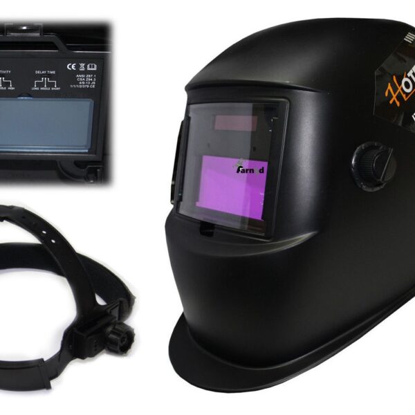 CASCO MÁSCARA DE SOLDADURA AUTOMÁTICA PANTALLA PROTECTORA AUTOOSCURECEDORA SOLDADURA