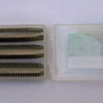 KIT 3 PIEZAS TROQUELES ROSCADOS MACHO ROSCA HSS TAMAÑO DE ROSCA 5 X 0,8 MM