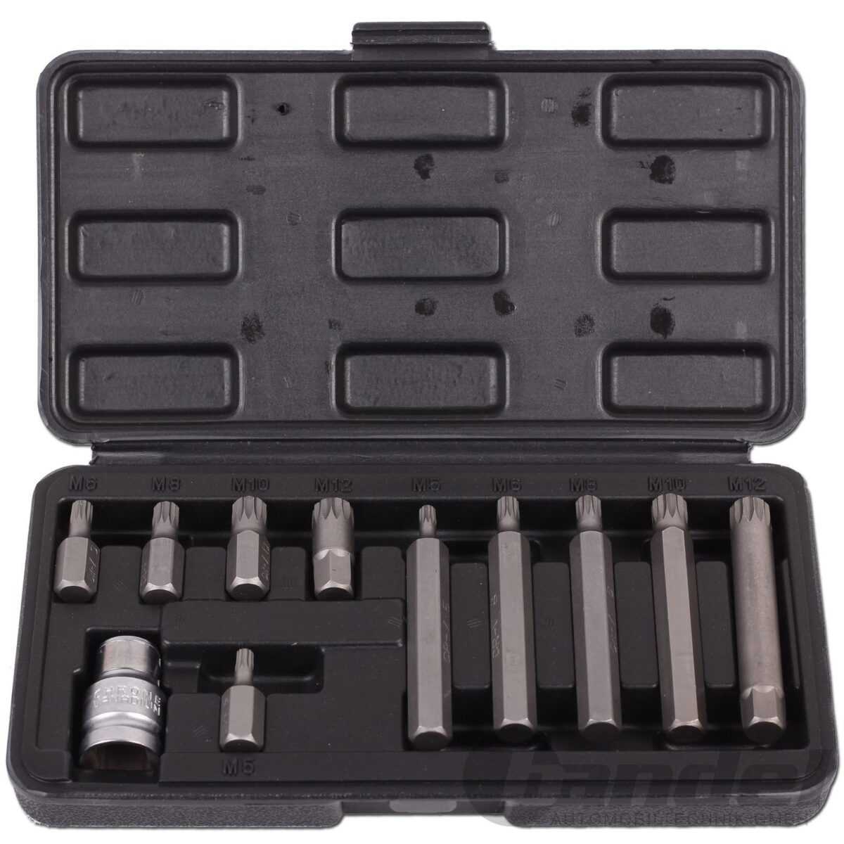 MILLERIGHE XZN CAJA DE PLÁSTICO 11 PIEZAS LLAVES 1/2 M5 M12 LLAVES BGS 5030