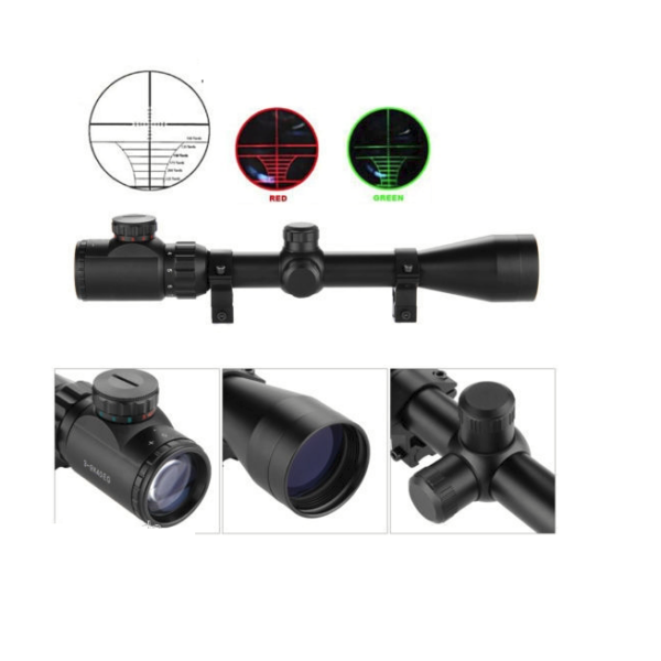 VISOR ÓPTICO DE PRECISIÓN 3-9 40X RETÍCULA ILUMINADA AIRSOFT eg