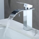 GRIFO MEZCLADOR FREGADERO LAVABO BAÑO FREGADERO CASCADA CAÑO BAJO 632