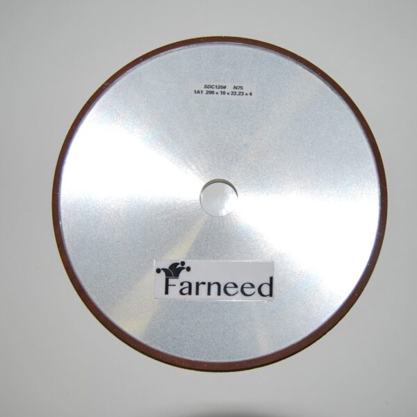 MUELA DE DIAMANTE Ø 125x10x22,23 mm PARA AFILAR HERRAMIENTAS DE TORNO torno