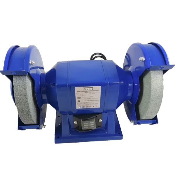 MUELA DE BANCO AMOLADORA 150 MM DOBLE PIEDRA 2 PIEDRAS MOLIENDA 200 W 195OX