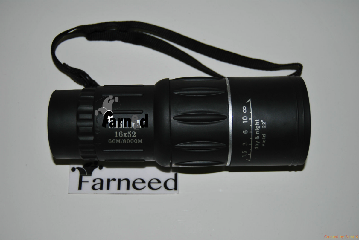 22719 PRISMÁTICOS MONOCULARES TELESCOPIO ZOOM AUMENTO 16x52MM FARNEED HUNTING