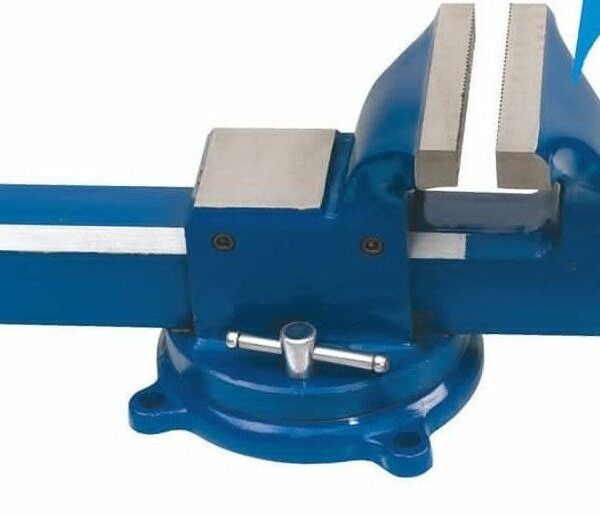 MORDAZA DE BANCO GIRATORIA 150 mm YUNQUE PROFESIONAL DE HIERRO FUNDIDO Y ACERO 487 c