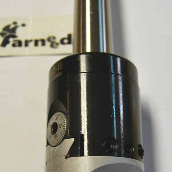 CABEZAL DE MANDRINADO CENTESIMAL ACCESORIO CÓNICO MT4 ESCARIADOR DE CORTE BAREÑO