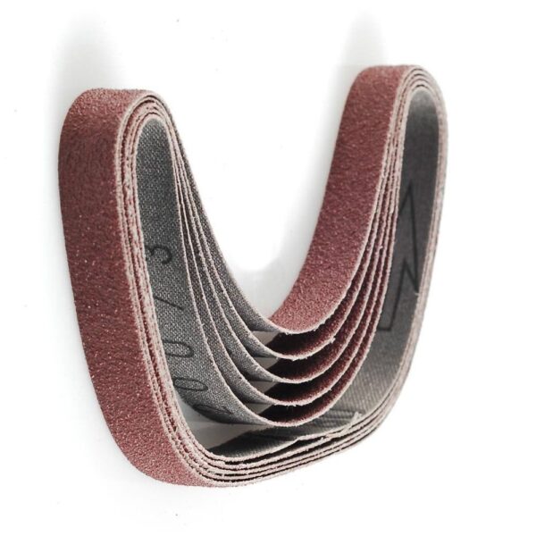 CORREAS ABRASIVAS PARA LIJADORA ELÉCTRICA 13x457MM GRIT 40 60 80 120 5PCS