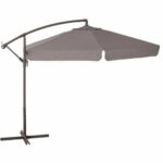 BRAZO SOMBRILLA DE JARDÍN AL AIRE LIBRE BARRA DESCENTRADA DIAM 3MT 227 TORT