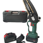 BATERÍA DE MOTOSIERRA 21V 6" 15 CM MOTOSIERRA ELÉCTRICA PODA DE ACEITE CORTADOR DE RAMAS 117ox