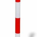 BOLARDO BOLARDO BOLARDO DE SEÑALIZACIÓN BICOLOR CON BASE RELLENABLE H.90