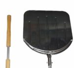 KIT DE PALA PARA PIZZA PIZZAS PALA DE HORNO DE LEÑA Q.+ CEPILLO P.+ SOPORTE DE PARED 3 PIEZAS