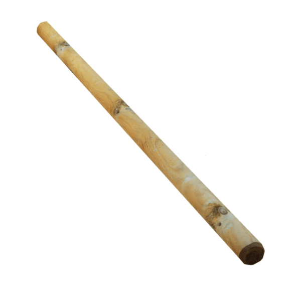 POSTE REDONDO DE MADERA SIN PUNTA DE VALLA VALLA Ø 6x200 cm 617s