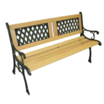 BANCO BANCO ASIENTO RESPALDO MADERA CM 122x54x73 h JARDÍN EXTERIOR 3 PLAZAS 097