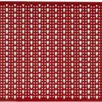 PANEL PERFORADO PARA HERRAMIENTAS PARED DE HERRAMIENTAS 578 ROJO CON GANCHOS