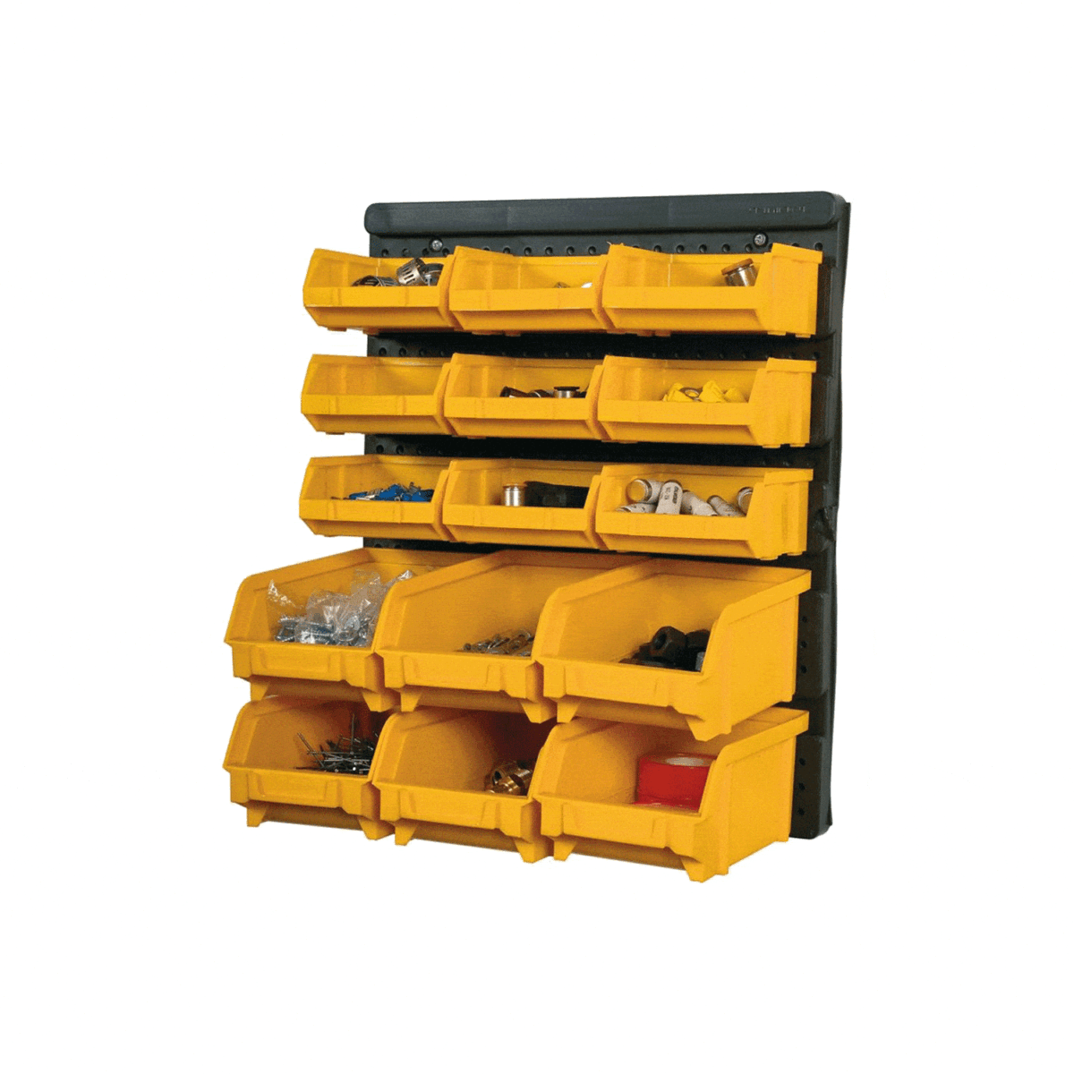 PANEL PORTAHERRAMIENTAS HERRAMIENTAS PEQUEÑAS 15 CONTENEDORES BANDEJAS DE TRABAJO 308AP