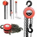 CABRESTANTE DE POLIPASTO ELEVADOR DE POLEA CADENA DE CABRESTANTE 3 TON 3 MT 3000 KG 346MO