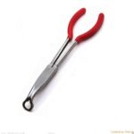 PINZAS VÁLVULAS LARGAS PICO DE 11" 28CM DE LARGO ANILLO REDONDO MECÁNICA VÁLVULAS MUELLES DE COCHE