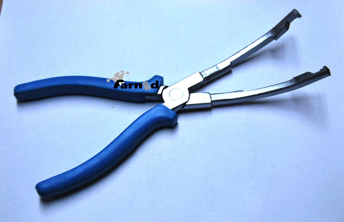 21982 PINZA CURVA TAPAS DE BUJÍAS DE PUNTA LARGA PARA BUJÍAS INCANDESCENTES PARA TALLER DE AUTOMÓVILES 235 MM