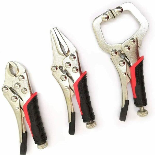 Juego de pinzas de 3 piezas Mini abrazaderas de bloqueo Abrazadera de soldadura automática