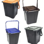 Cubos de póquer cubos de basura de plástico 4 colores 20 lt cubo 058du