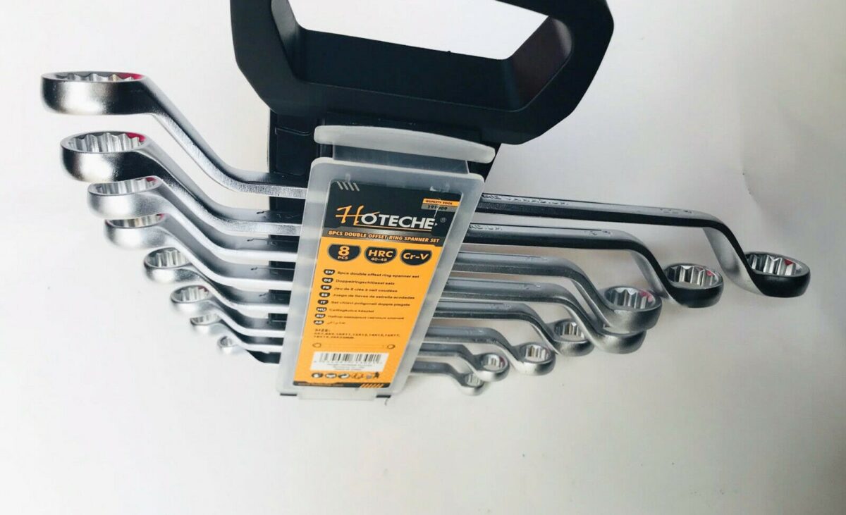 SET 8 LLAVES DE ESTRELLA POLIGONALES DOBLES LLAVE POLIGONAL 6x22mm 021 CALIENTE