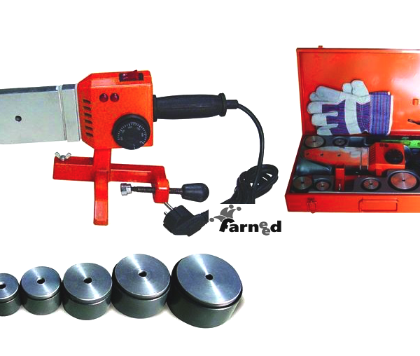 SOLDADORA DE POLIFUSOR SOLDADORA DE TUBOS SOLDADORA DE TUBOS 1500 W CON MATRICES DE PVDF PVC ROS 005