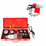 SOLDADORA DE POLIFUSOR SOLDADORA DE TUBOS SOLDADORA DE TUBOS 800 W CON MATRICES DE PVDC PVDF ROS 474