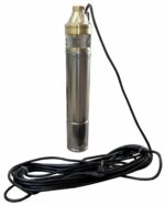 BOMBA DE AGUA SUMERGIBLE PERIFÉRICA POZO MONOFÁSICO 4" 1HP LATÓN