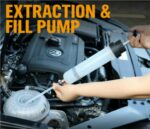 BOMBA DE JERINGA MANUAL BOMBA DE ASPIRACIÓN DE LÍQUIDO DE CAMBIO DE ACEITE 200 cc ml 832