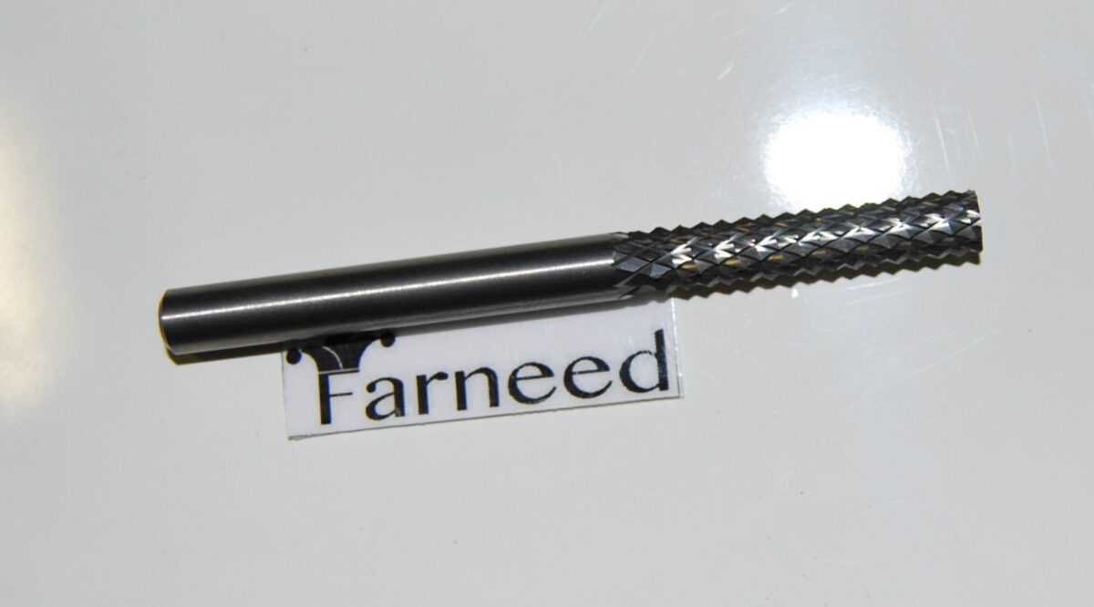 21968 Escariador de metal de carburo de tungsteno punta de corte cilíndrica 6,35 x 35 x 78