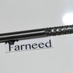 Escariador de metal de carburo de tungsteno punta de corte cilíndrica 6,35 x 35 x 78