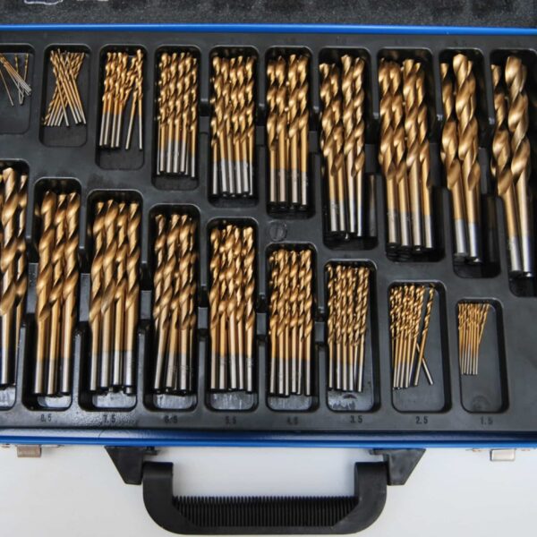 JUEGO DE 170 BROCAS BROCA ACERO METAL TITANIO CAJA 1 10 MM WK 953