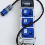 CUADRO ELÉCTRICO MONOFÁSICO DE DISTRIBUCIÓN 3 TOMAS CON CERTIFICACIÓN 16A 011