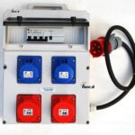 CUADRO ELÉCTRICO DE OBRA 4 TOMAS TRIFÁSICAS MONOFÁSICAS CON CERTIFICACIÓN 16A 111