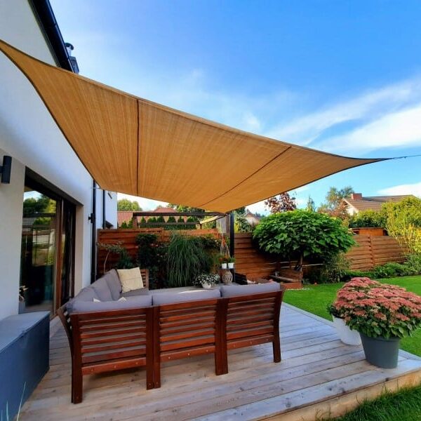 SOMBREADO CUADRADO TOLDO JARDÍN PROTECTOR SOLAR 3x3 mt 539li