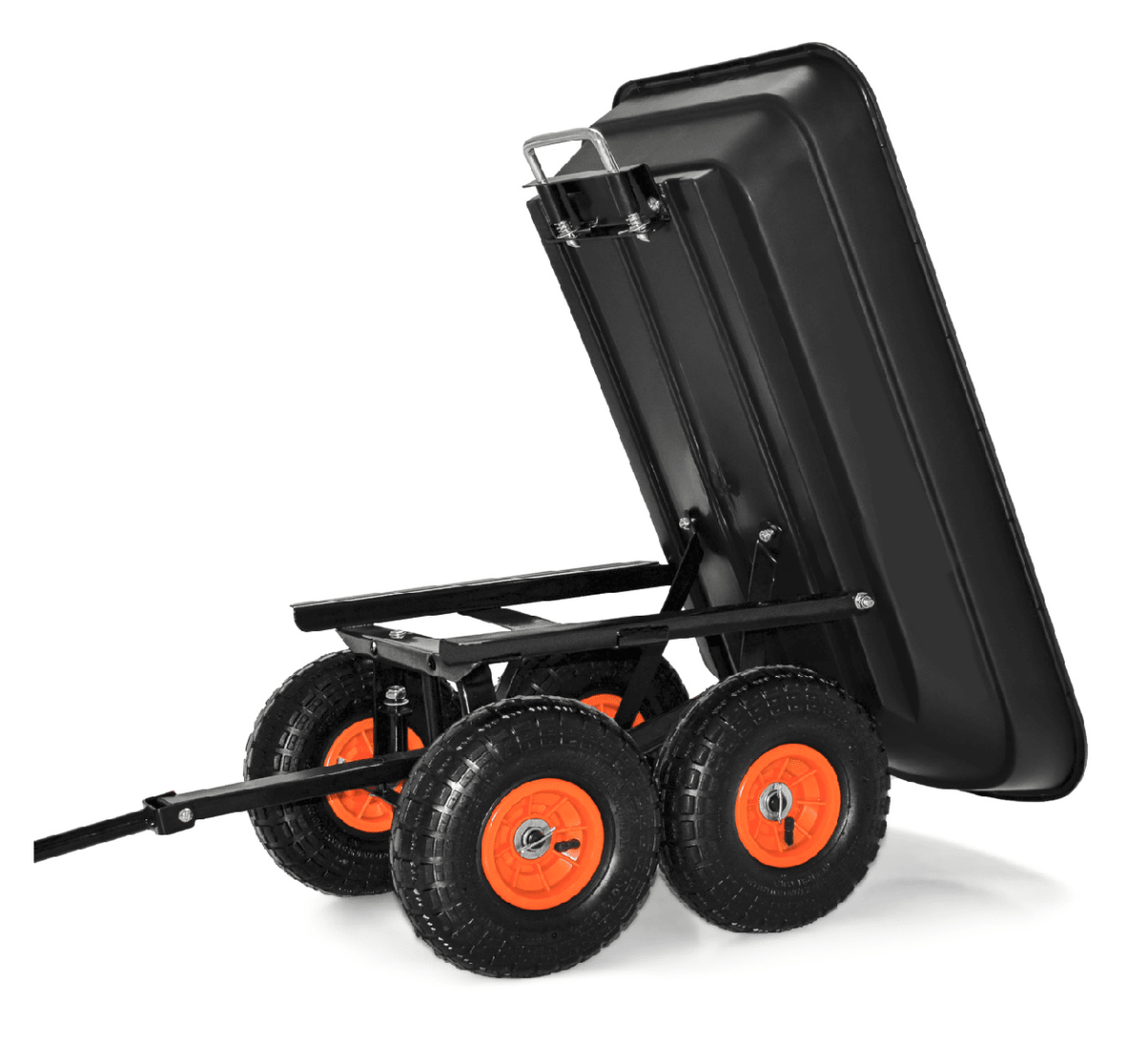 REMOLQUE EMPUJE PORTAHERRAMIENTAS DE JARDÍN VOLQUETE MAX 250KG 484