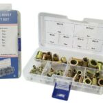 JUEGO 50 PIEZAS REMACHES ESPÁRRAGOS ROSCADOS INSERTOS DE REMACHADORA DE COBRE M3 M4 M5 M6 M8 M10