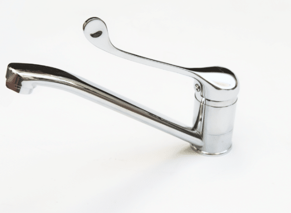 GRIFO MEZCLADOR DE LAVABO CONTROL DE CODO PALANCA LARGA CLINICA RESTAURANT R9