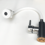 GRIFO MEZCLADOR FREGADERO FREGADERO CAÑO FLEXIBLE EXTRAÍBLE SPRAY BLANCO