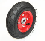 RUEDA DE GOMA CARRO NEUMÁTICO DE REPUESTO CARRO 2.5-4 8" AGUJERO 20 MM 400BA