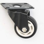 RUEDAS RUEDAS TROLLEY RUEDA 75X32 MM CARROS GIRATORIOS NEGRO REPUESTO 3" 563