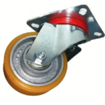 LLANTA DE ALUMINIO RUEDAS INDUSTRIALES GIRATORIAS DE POLIURETANO mm 80x30 RODAMIENTOS 475av