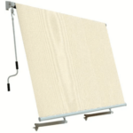 TOLDO DESPLEGABLE 4X3 MT SIN CAJA BRAZOS BEIGE HAVANA BALCÓN 3913