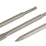 JUEGO DE CINCEL 3 PIEZAS CINCEL SDS PLUS PUNTA PLANA PARA MARTILLO NEUMÁTICO 113
