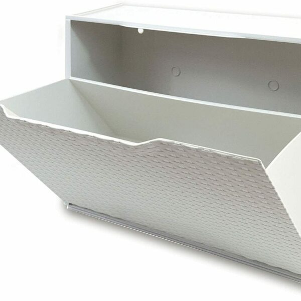 ZAPATERO ZAPATERO MODULAR DE RESINA MODULAR RATÁN BLANCO 51x17x40 H 970