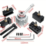 PORTAHERRAMIENTAS DE TORRETA UNIVERSAL AJUSTABLE ALTURA DEL TORNO QUICK CHANGE 237